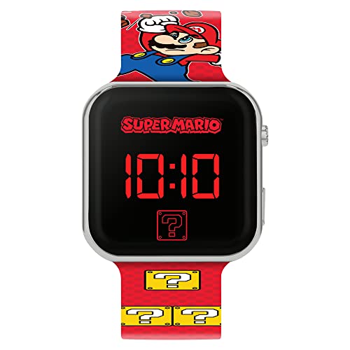 Mario Boy's Digital Quartz Watch with Plastic Strap GSM4107