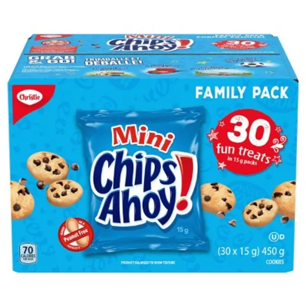 Chips Ahoy! MINI Fun Treats 450G 30ct, 15 g (Pack of 30)