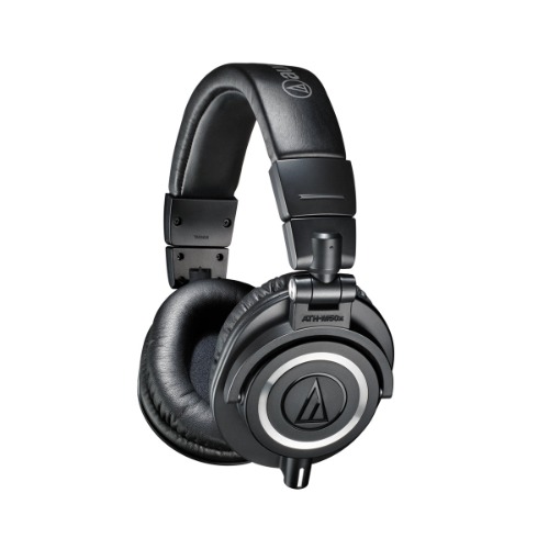 Audio-Technica - ATH-M50x Professional Monitor Headphones - Black