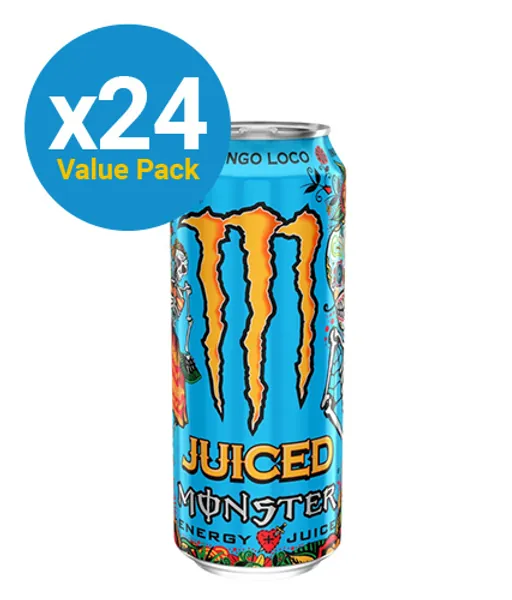 Monster Energy Juice Mango Loco - 500ml (24 Pack)