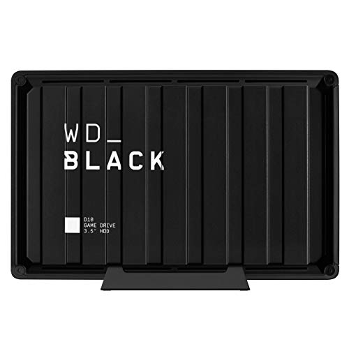 8TB WD_Black D10 Game Drive, Compatible with PS4, Xbox One, PC, & Mac (7200 RPM) - WDBA3P0080HBK-NESN - 8TB - PC, PS4, & Xbox
