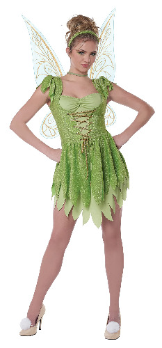 Adult Classic Fairy Tinkerbell Womens Halloween Costume - Medium