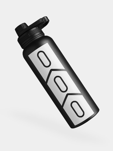 Capacitor Insulated Water Bottle - 40oz | Black