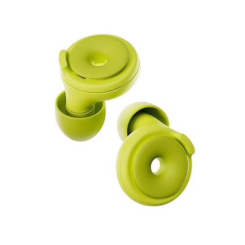 Loop Switch Earplugs – Multi-Mode Noise-Reducing Earplugs | Adjustable Passive Hearing Protection for Focus, Travel, Concerts, Socializing, Sports Events & Noise Sensitivity | Reusable Ear Protection - Lemon Lime