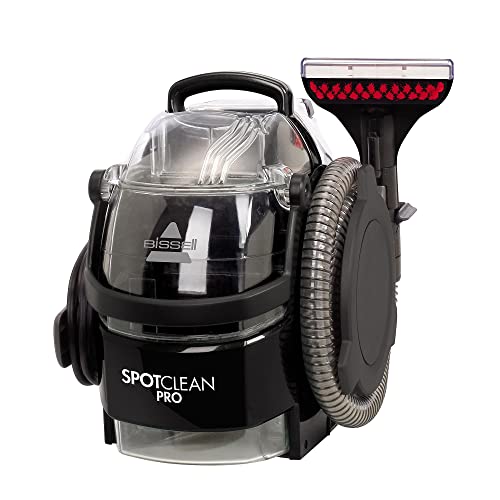 BISSELL SpotClean Pro | 750W Portable Carpet Cleaner | Removes Spills, Stains and Pet Messes | Cleans Carpets, Upholstery & Car | 1558E | 2.8L | Black - SpotClean Pro