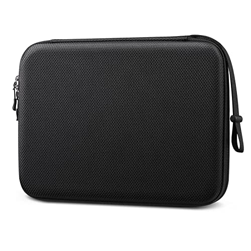 FINPAC Hard Shell Tablet Sleeve Case with Pen Holder for iPad Pro 11 2022-2018, 10.9" iPad 10th 2022, 10.9" iPad Air 5/4, 10.2" iPad, Surface Go, Galaxy Tab, Shockproof Carrying Cover Protective Bag, - Black - 11 Inch