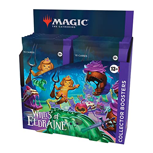 Magic The Gathering Wilds of Eldraine Collector Booster Box - 12 Packs (180 Magic Cards)