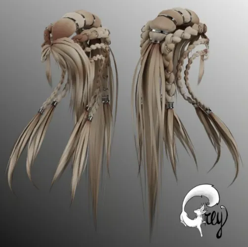 Volva Braids - Viking Hair