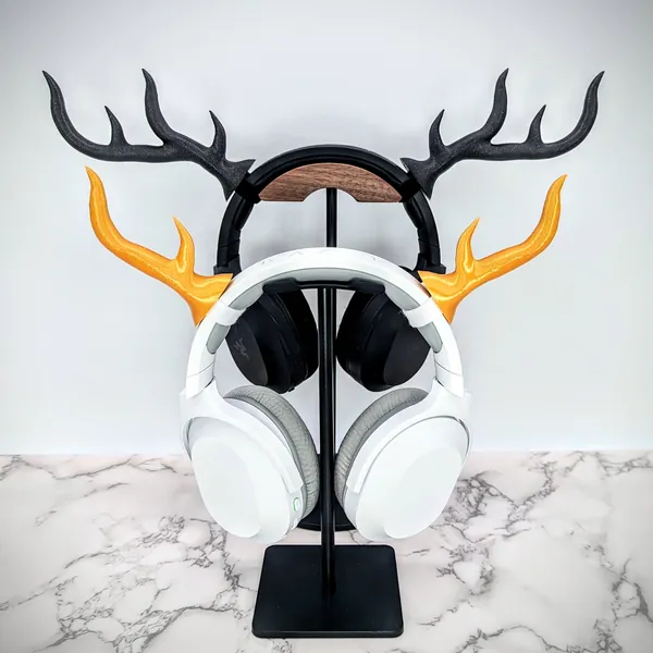 Antler Headset Attachment, Deer Horns Gaming Headphones