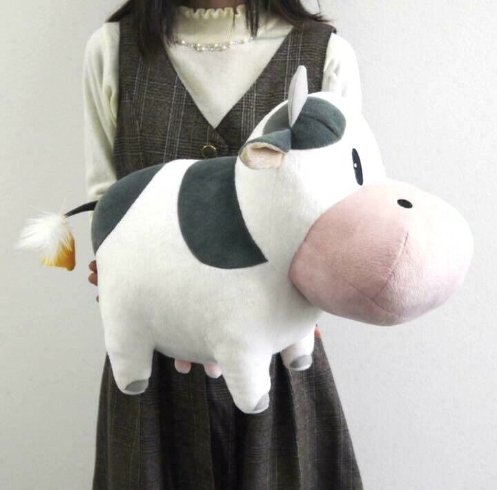 RARE Story of Seasons Cow Big Plush
