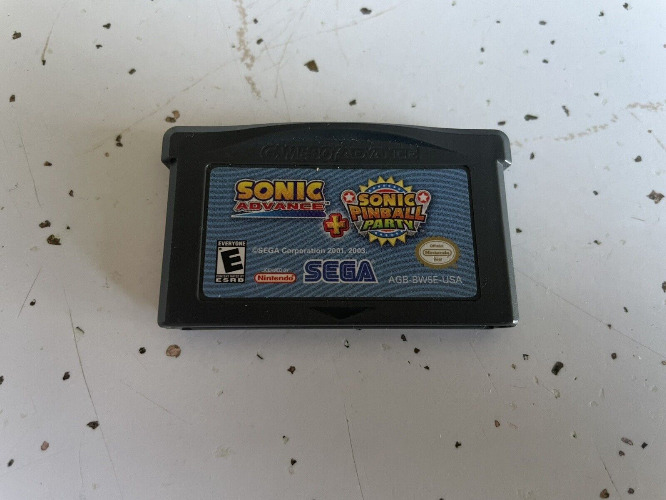Sonic Advance + Sonic Pinball Party GBA