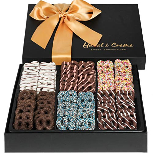 Chocolate Mini Pretzel Gift Basket