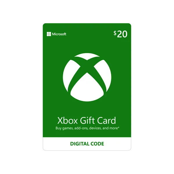 $20 Xbox Gift Card [Digital Code] - 20