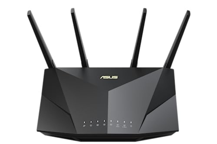 ASUS RT-AX5400 Dual Band WiFi 6 Extendable Router, Lifetime Internet Security Included, Instant Guard, Advanced Parental Controls, Built-in VPN, AiMesh Compatible, Gaming & Streaming, Smart Home - AX5400