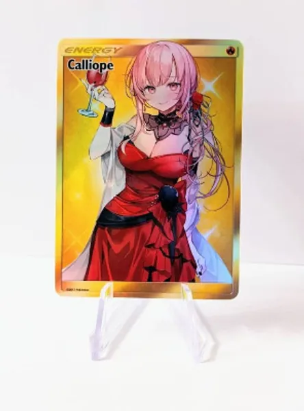 Full Art Holographic Pokemon Orica Custom Waifu Card  | Etsy