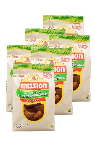 6 x Mission Chilli and Lime Corn Chips 230gm x 6