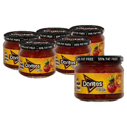 Doritos Salsa, 6 x 300g, Medium - 300 g (Pack of 6)