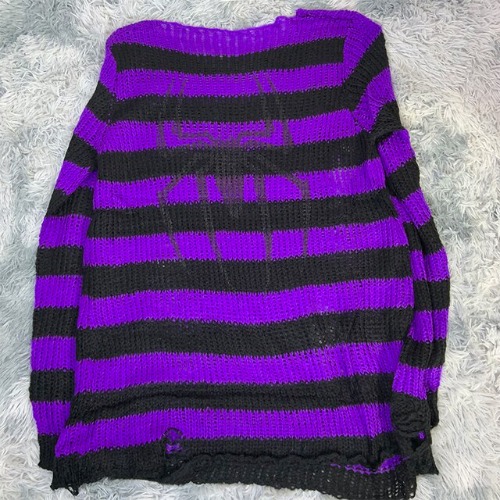 Gothic Spider Sweater | PURPLE / One Size