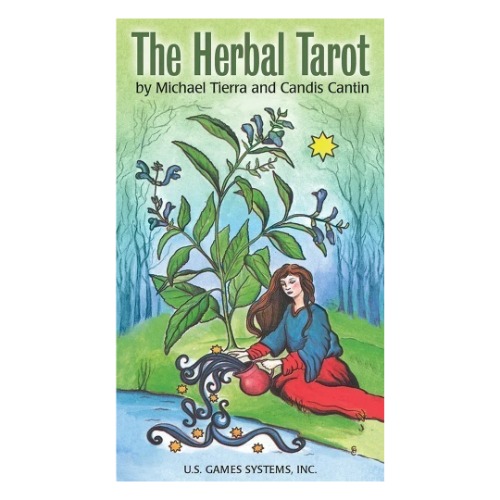The Herbal Tarot by Michael Tierra and Candis Cantin Tarot Deck