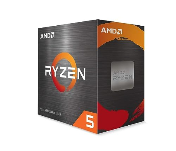AMD Ryzen 5 5600X Processor (6C/12T, 35MB Cache, up to 4.6 GHz Max Boost) with Wraith Stealth Cooler - CPU Ryzen 5 5600X
