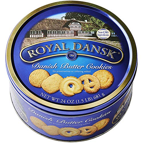 Royal Dansk Danish Butter Cookies, 24 Oz. (Pack of 1) - 1.5 Pound (Pack of 1)