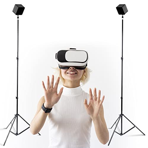 Skywin VR Tripod Stand Compatible with SteamVR Base Station 2.0 - Sensor Stand and Base Station for Sensors and Oculus Rift Constellation (2-Pack) - 2 Pack