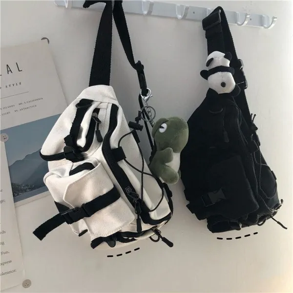 Techwear Shoulder Bag (White)