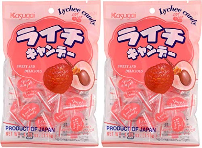 Kasugai Lychee Candy 4.05oz (2 Pack)