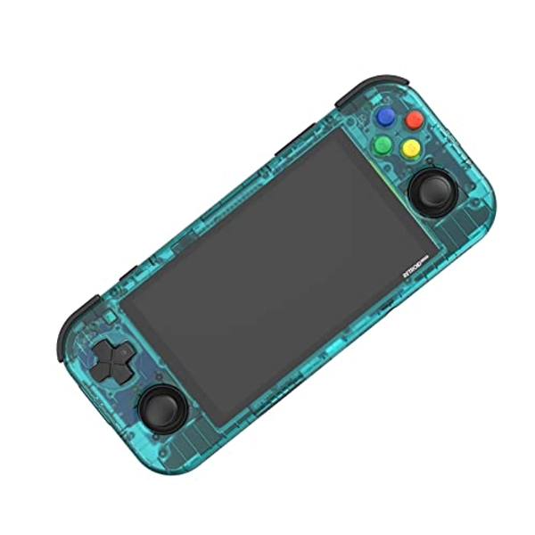 Retroid Pocket 3 Plus Retro Game Handheld Console, Retroid Pocket 3 Plus Android Retro Game Console Multiple Emulators Console Handheld 4.7 Inch 16:9 Display 4500mAh Battery Classic Games (Clear Blue) - Clear Blue