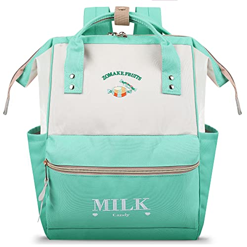 ZOMAKE Travel Laptop Backpack for Women Men:Anti Theft Water Resistant College School Bag - Computer Bookbag Business Work Backpacks Fits 15.6 Inch Laptop (Candy) - Candy