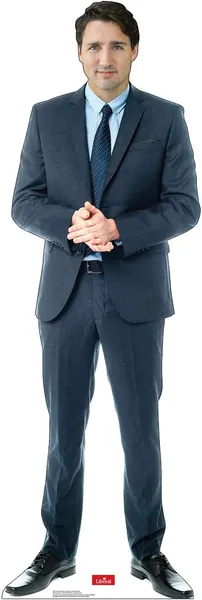 Advanced Graphics Canadian Prime Minister Justin Trudeau Life Size Cardboard Cutout Standup