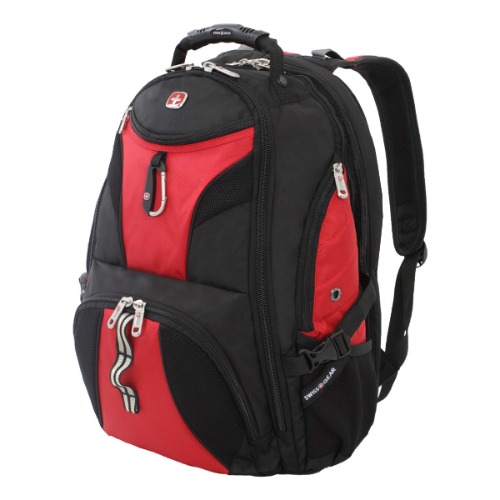 SwissGear 1900 Scansmart TSA 17-Inch Laptop Backpack, Black/Red - 19-Inch Black/Red