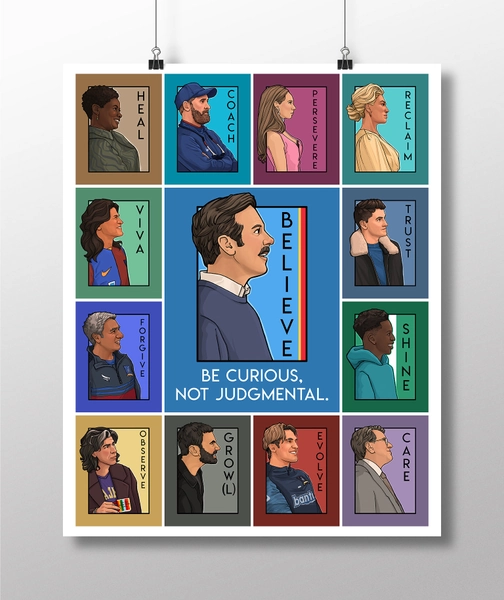 Be Curious, Not Judgemental - Large Print