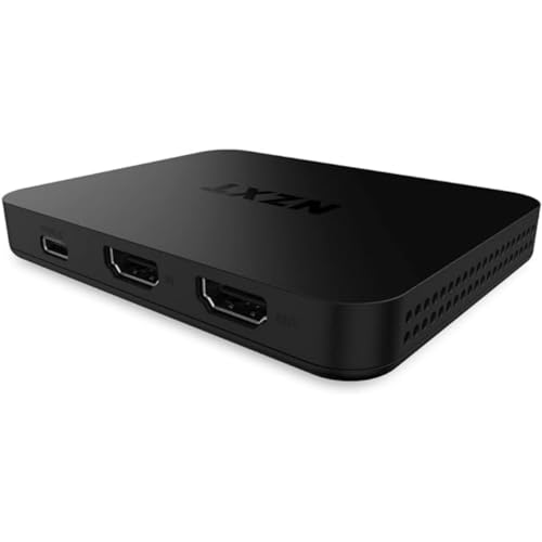 NZXT Signal HD60 Full HD USB Capture Card - ST-EESC1-WW - HD60 (1080p) - Live Streaming and Gaming - Zero-Lag Passthrough - Open Compatibility - HD60 (1080p)