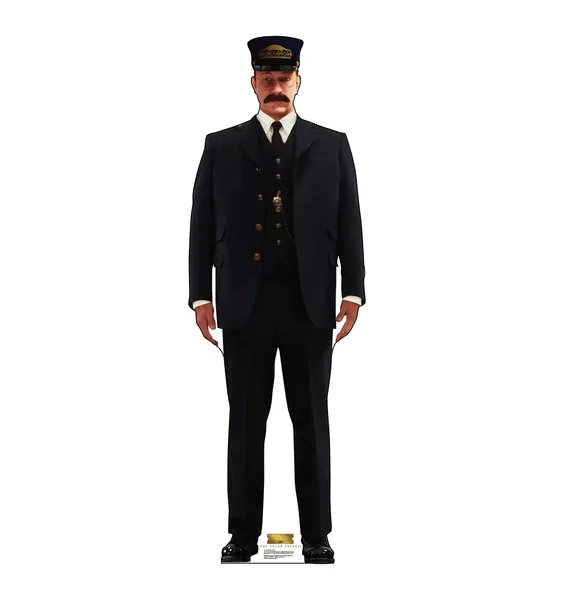 Cardboard People Conductor Life Size Cardboard Cutout Standup - The Polar Express (2004 Film) - Conductor