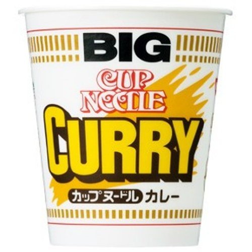 Nissin BIG Cup Noodle Curry Flavor 119 g x 6 Packs (Japan Import)