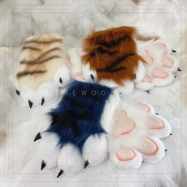 MADE TO ORDER | fluffy hands paw , fur suit hands paw ( Dm before purchase )