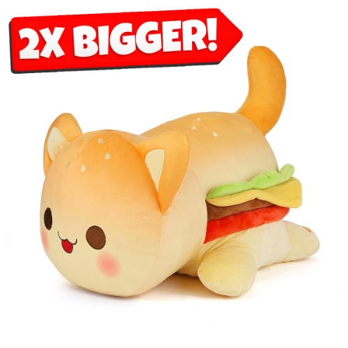 Cheeseburger Cat Pillow Plush | Default Title