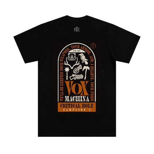 Vox Machina Campaign Brown Tee | XL