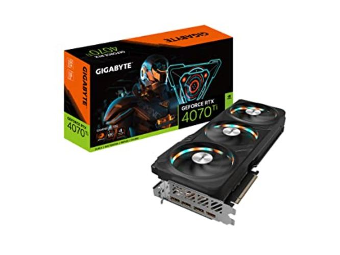 GIGABYTE GeForce RTX 4070 Ti Gaming OC 12G Graphics Card, 3X WINDFORCE Fans, 12GB 192-bit GDDR6X, GV-N407TGAMING OC-12GD Video Card - GeForce RTX 4070 Ti GAMING OC 12G