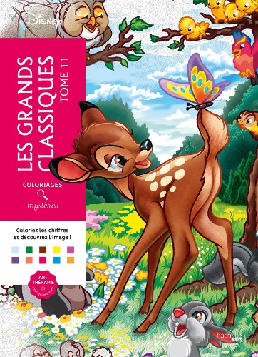 Coloriages mystères Disney - Les Grands classiques Tome 11 (Bambi Cover)