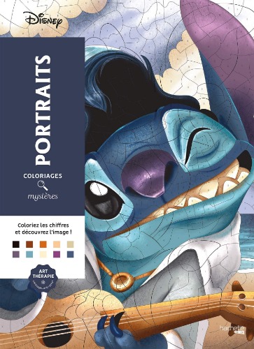 Coloriages Mystères Disney Portraits (Stitch Cover)