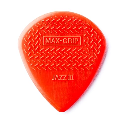 Dunlop Max-Grip Jazz III, Red Nylon, 24/Bag - 24 Pack - Red