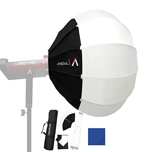 Aputure Lantern Softbox Soft Light Barndoors/Modifier for Aputure 120D 120T 120D Mark II 120T 300D 300D Mark II anand Other Bowens Mount Light, Run-and-gun Light Soft Diffuser