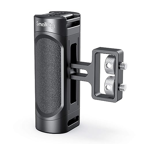 SMALLRIG Mini Side Handle with Threaded Holes, Adjustable Camera Cage Mini Side Grip - 2916