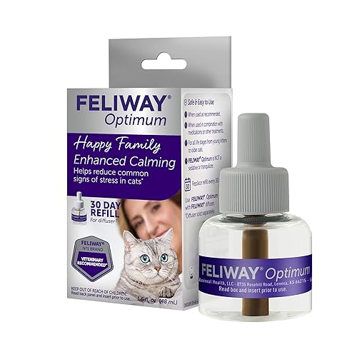 FELIWAY Optimum, Enhanced Calming Pheromone 30-day Refill – 1 Pack - 1 pack