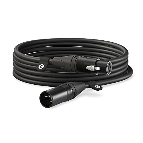 RØDE XLR-3 Premium XLR Cable (3m, Black) - 3M - Black