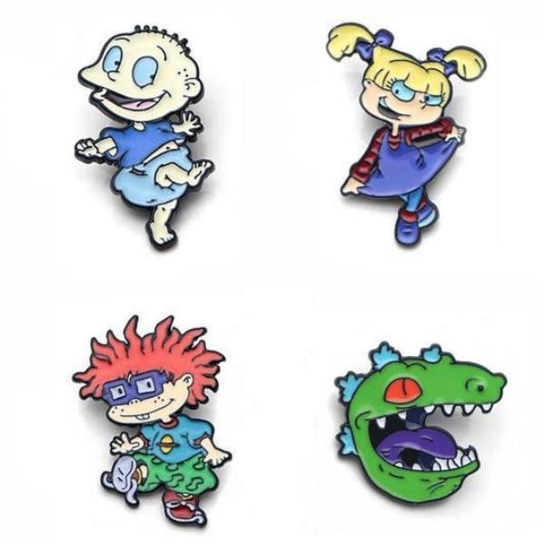 Rugrats Enamel Pins - Full Set Of 4 (Save $10)