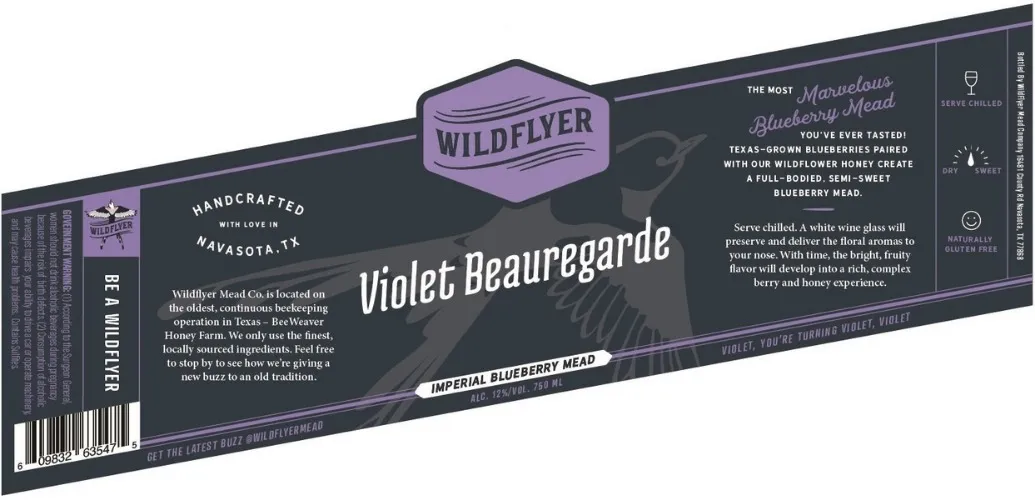 A bottle of blueberry mead :3