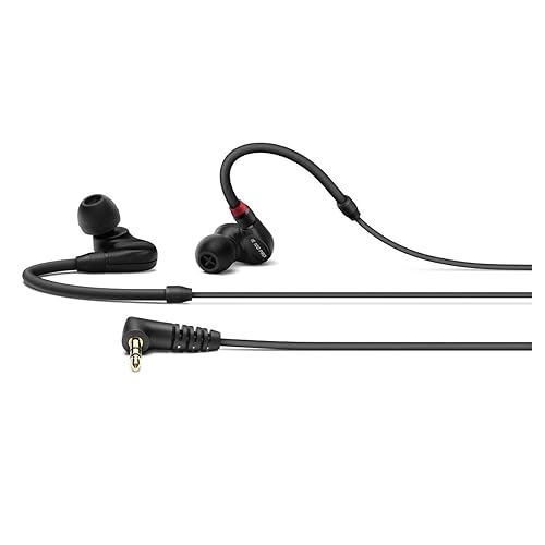 Sennheiser Professional IE 100 PRO Dynamic In-Ear Monitoring Headphones, Black - Black - Black